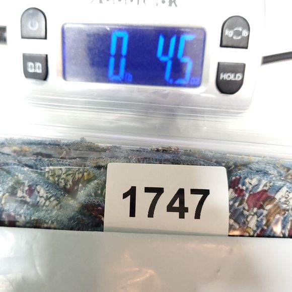 Angie Blouse‎ Top Blue Floral Beaded Womens M - Picture 10 of 11